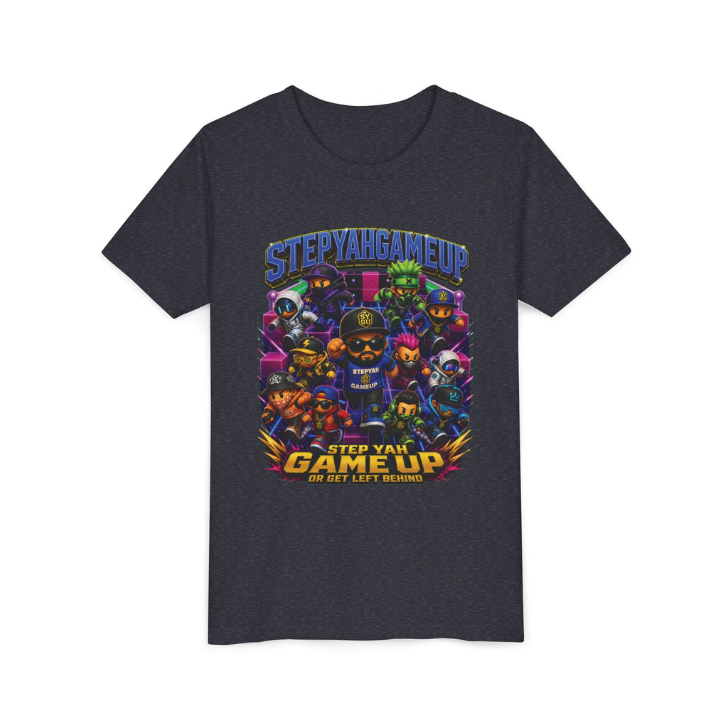 Step Yah Game Up Or Get Left Behind | Unisex Youth Tee