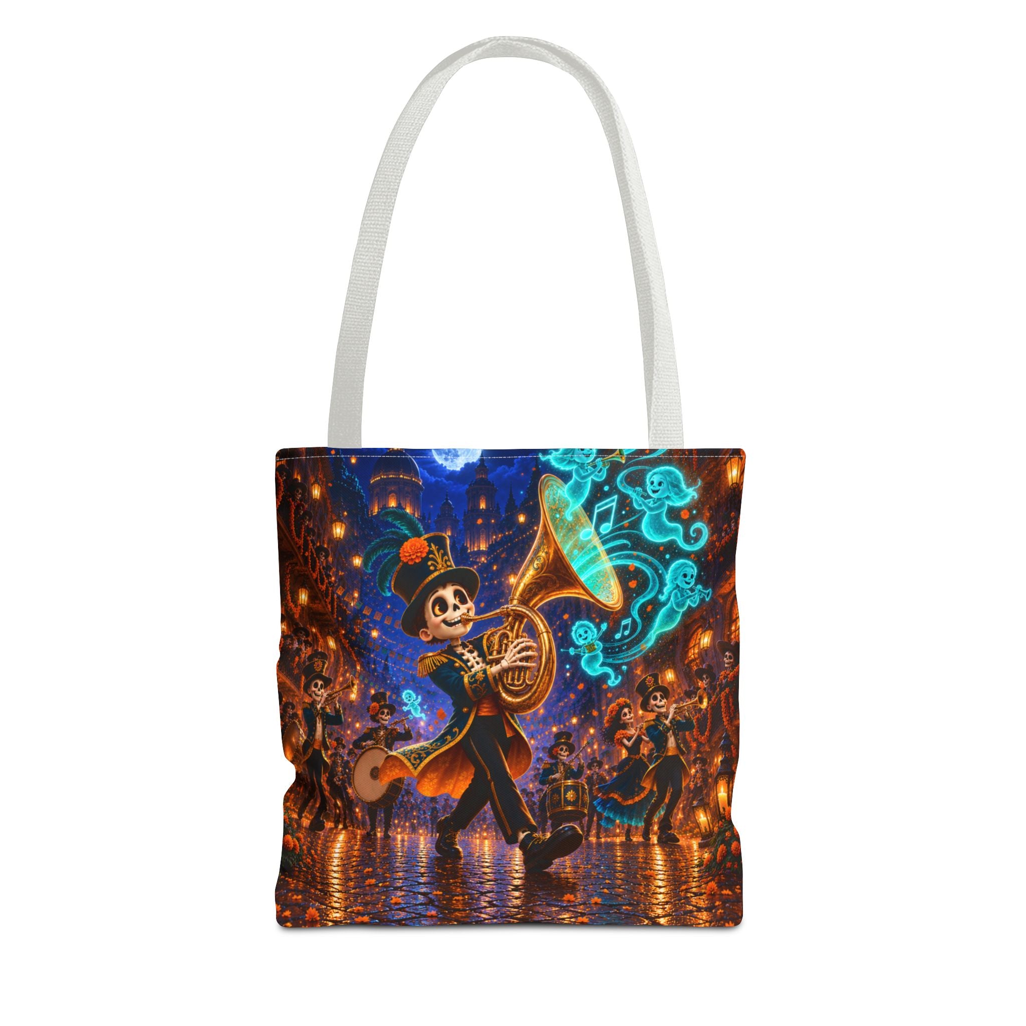 Halloween Tote Bag — Skeleton Brass Parade