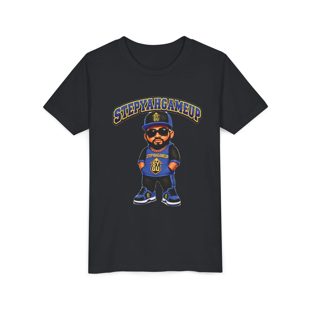 StepYahGameUp — Stumble Step | Hands In Pockets | Unisex Youth Tee