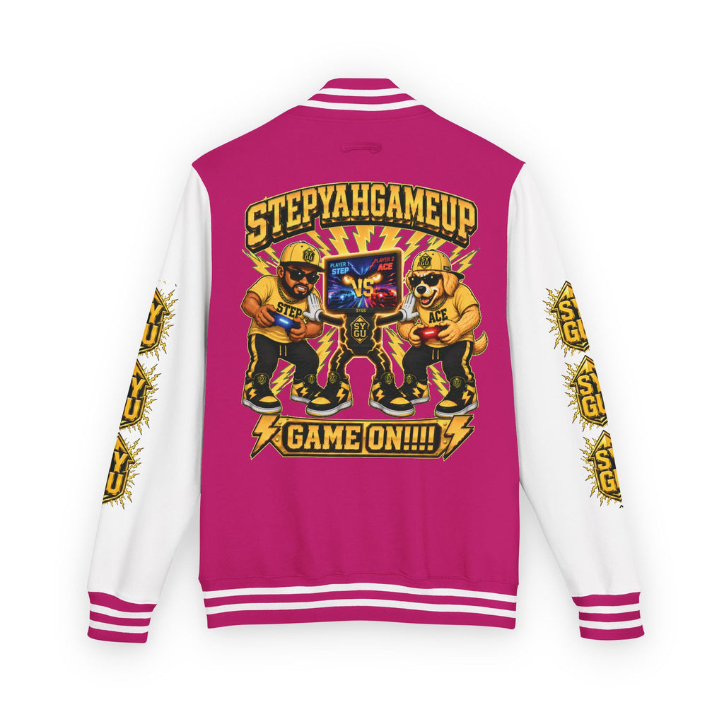 StepYahGameUp — Game On!!!! | Unisex Letterman Jacket