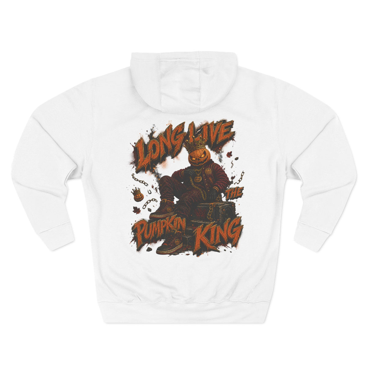 Long Live the Pumpkin King — Pumpkin Street Royalty Halloween Hoodie | Adult Unisex