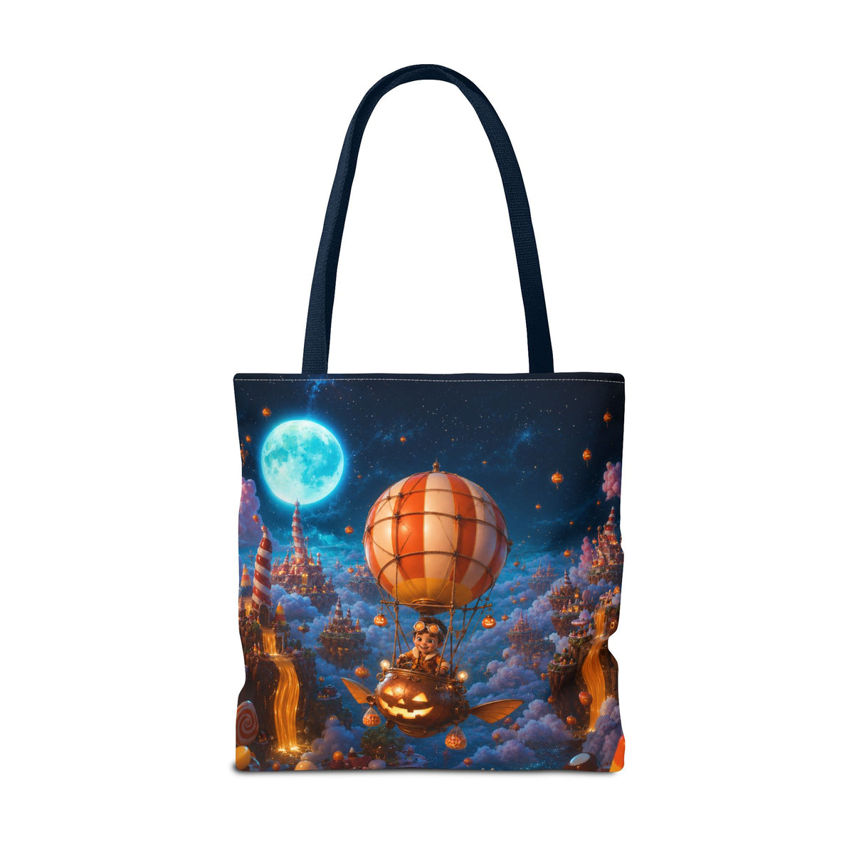 Halloween Tote Bag — Candy Corn Sky Captain