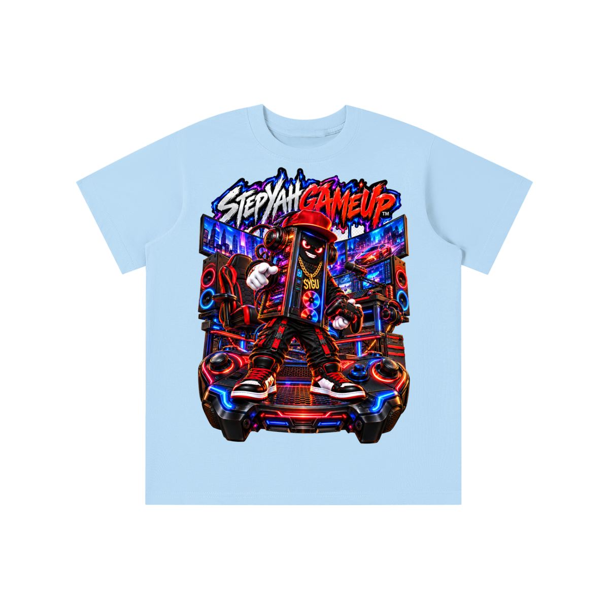StepYahGameUp™ PC Tower Graphic T-Shirt - Youth Unisex Tee