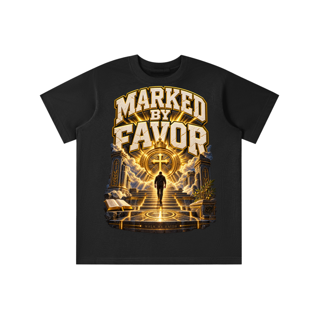 Walk by Faith™ Marked by Favor Graphic T-Shirt - Youth Unisex Tee