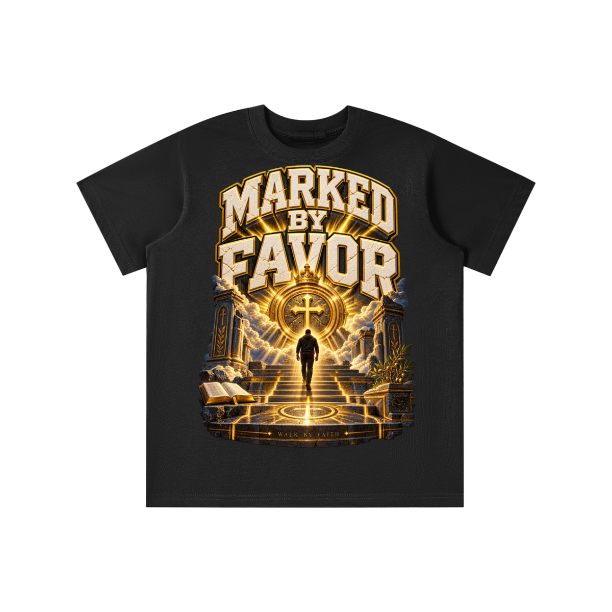 Walk by Faith™ Marked by Favor Graphic T-Shirt - Youth Unisex Tee