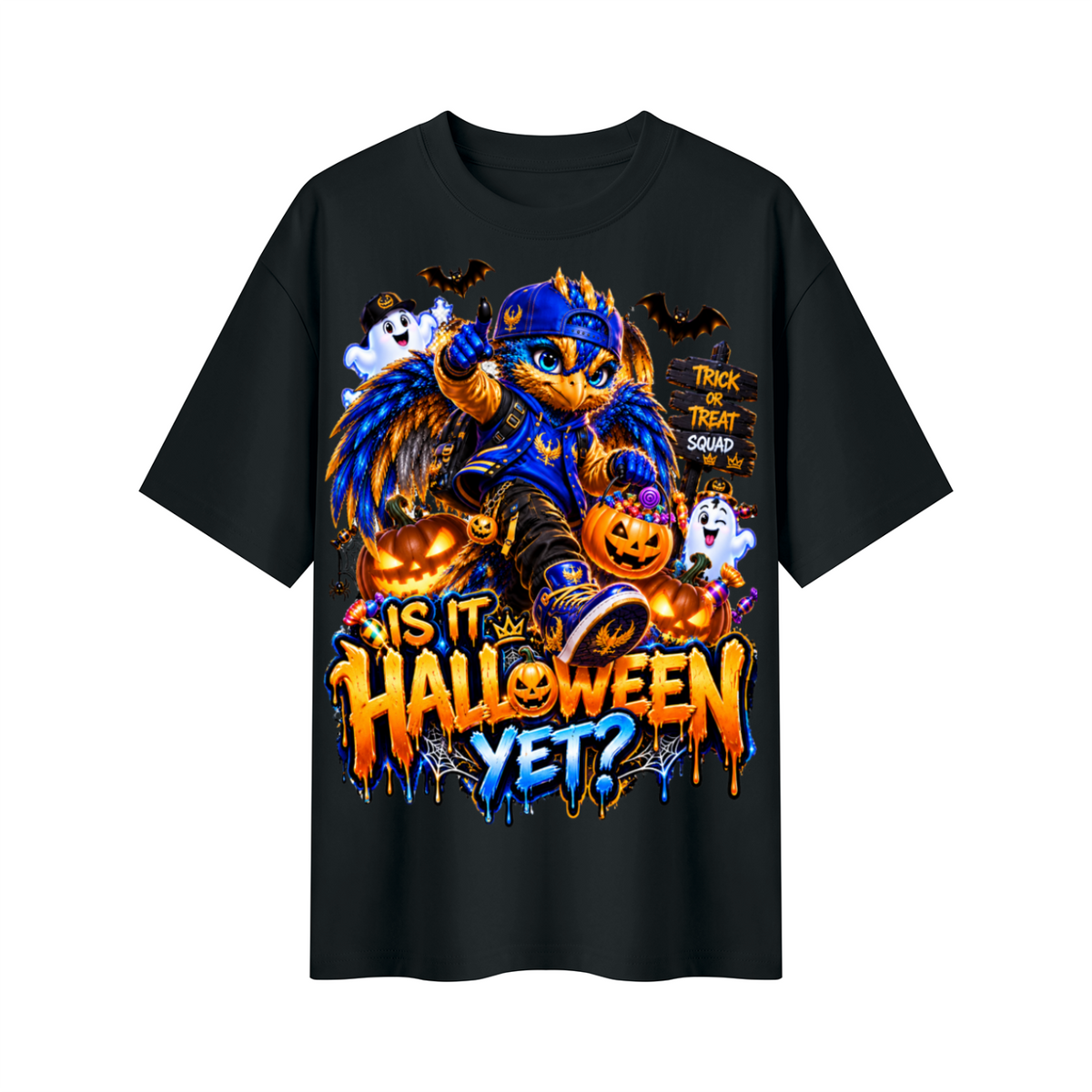 Halloween Baby Phoenix Oversized Graphic T-Shirt - Is It Halloween Yet? - Unisex