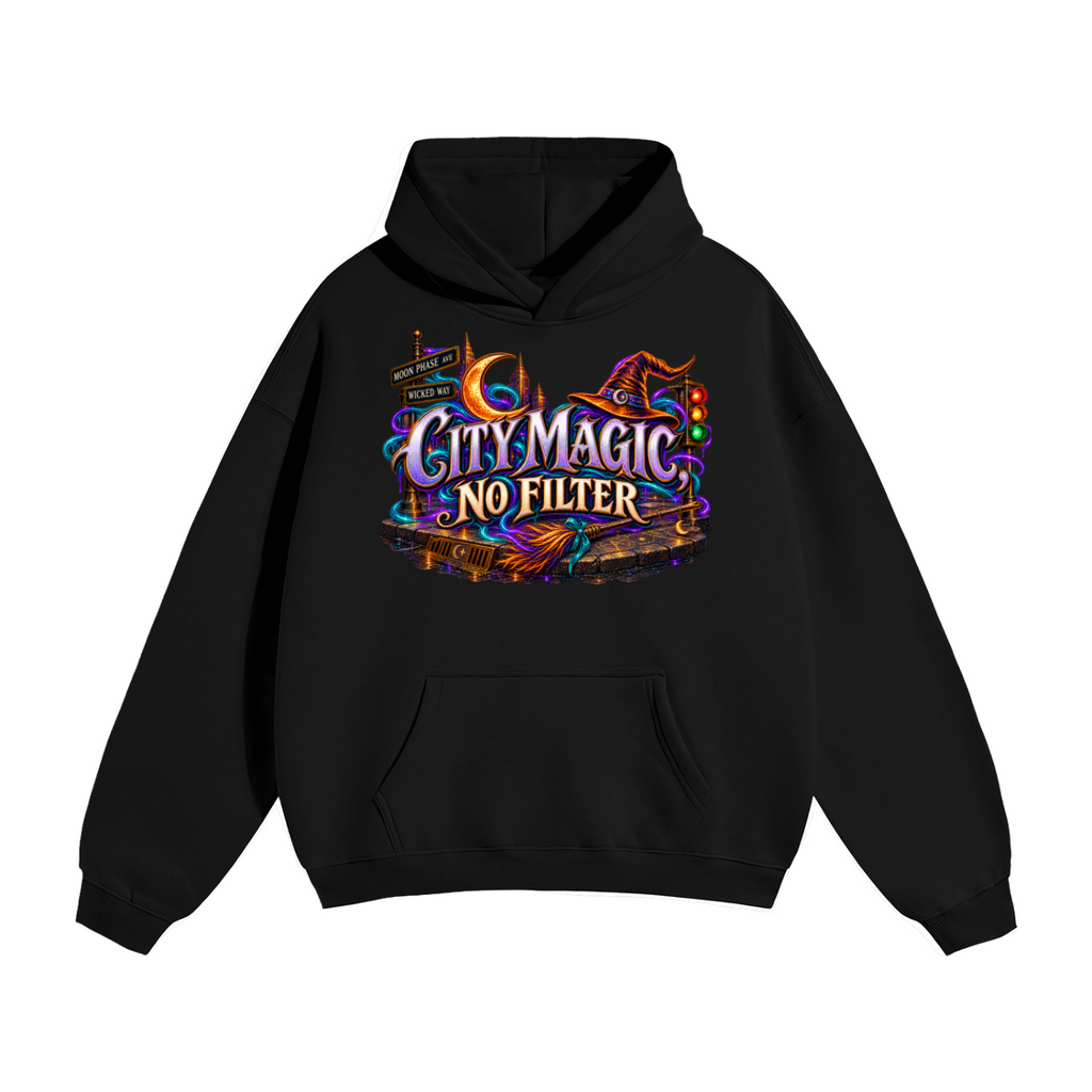 Halloween City Magic Front & Back Graphic Hoodie - No Filter - Unisex