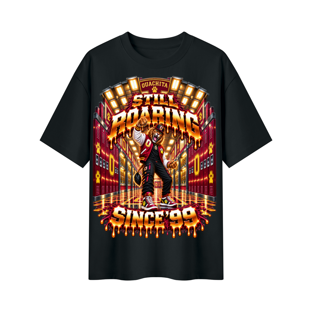 Alumni & Legacy Collection™ Ouachita Lions Still Roaring Since ’99 Oversized Graphic T-Shirt - Unisex