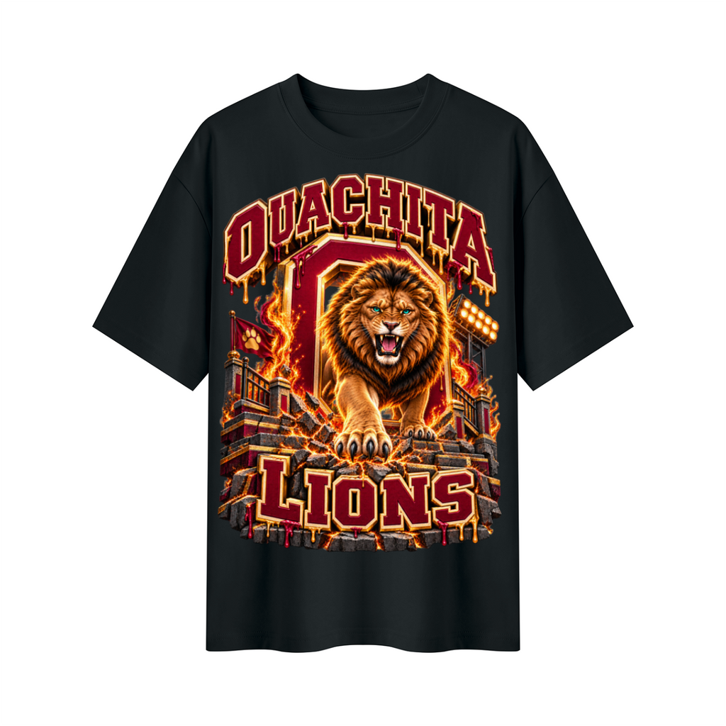Alumni & Legacy Collection™ Ouachita Lions Oversized Graphic T-Shirt - Unisex