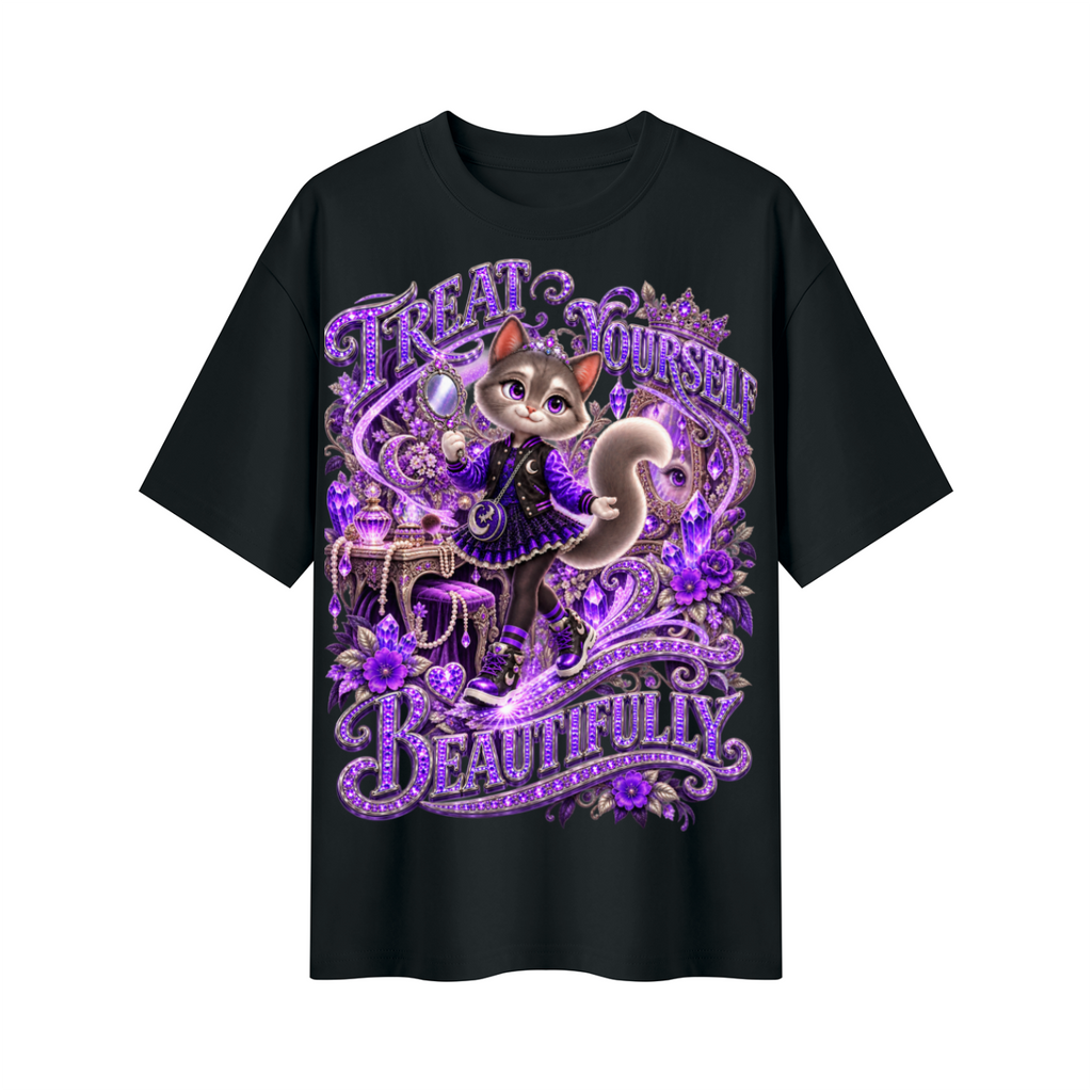 Lil Fantasy Legends™ Treat Yourself Beautifully Oversized Graphic T-Shirt - Unisex