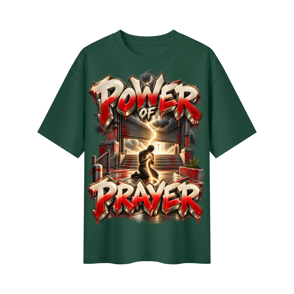 Walk by Faith™ Power of Prayer Oversized Graphic T-Shirt - Unisex