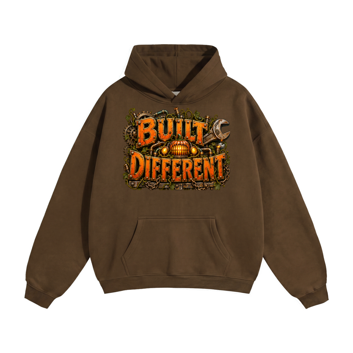 Halloween Built Different Front & Back Graphic Hoodie - Unisex