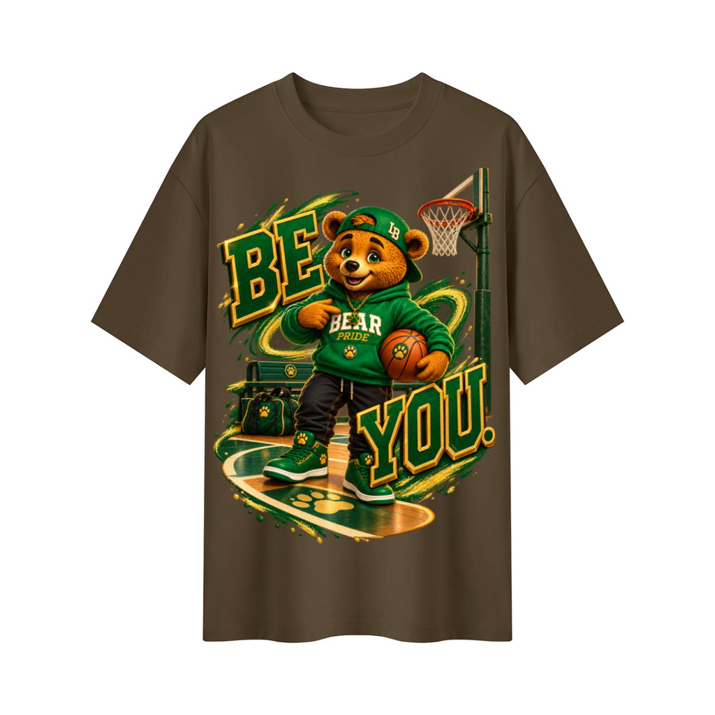 Lil Fantasy Legends™ Be You! Bear Pride Oversized Graphic T-Shirt - Unisex
