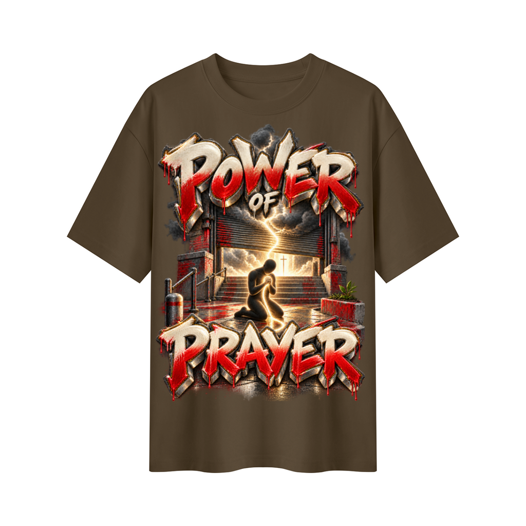 Walk by Faith™ Power of Prayer Oversized Graphic T-Shirt - Unisex