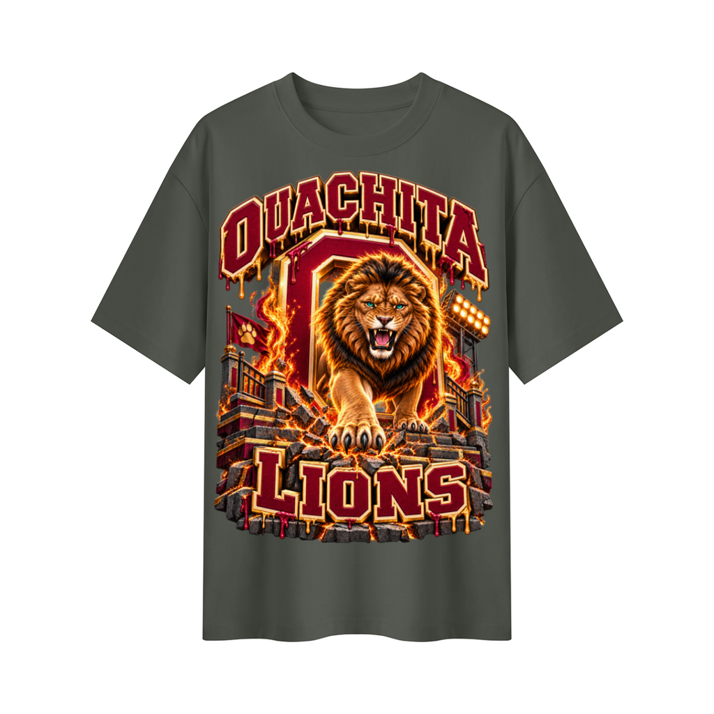Alumni & Legacy Collection™ Ouachita Lions Oversized Graphic T-Shirt - Unisex