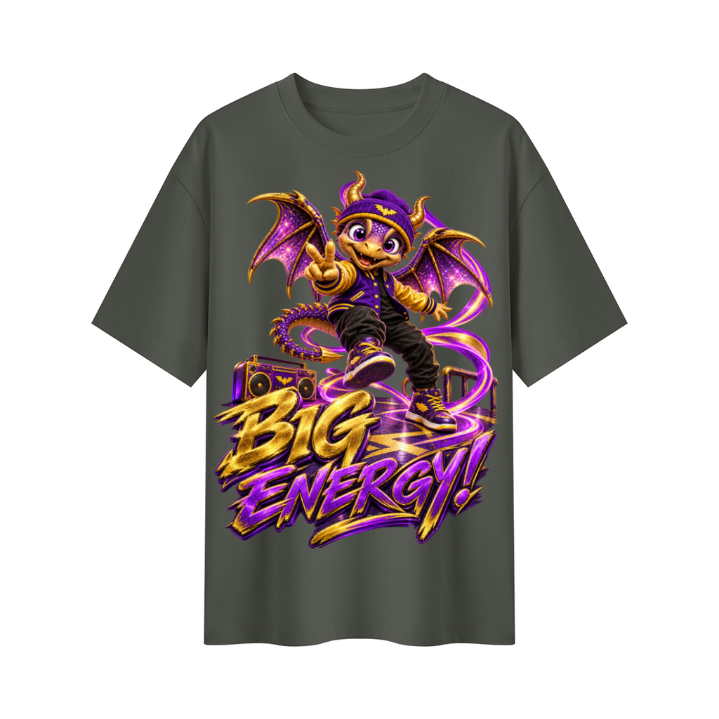 Lil Fantasy Legends™ Big Energy! Oversized Graphic T-Shirt - Unisex