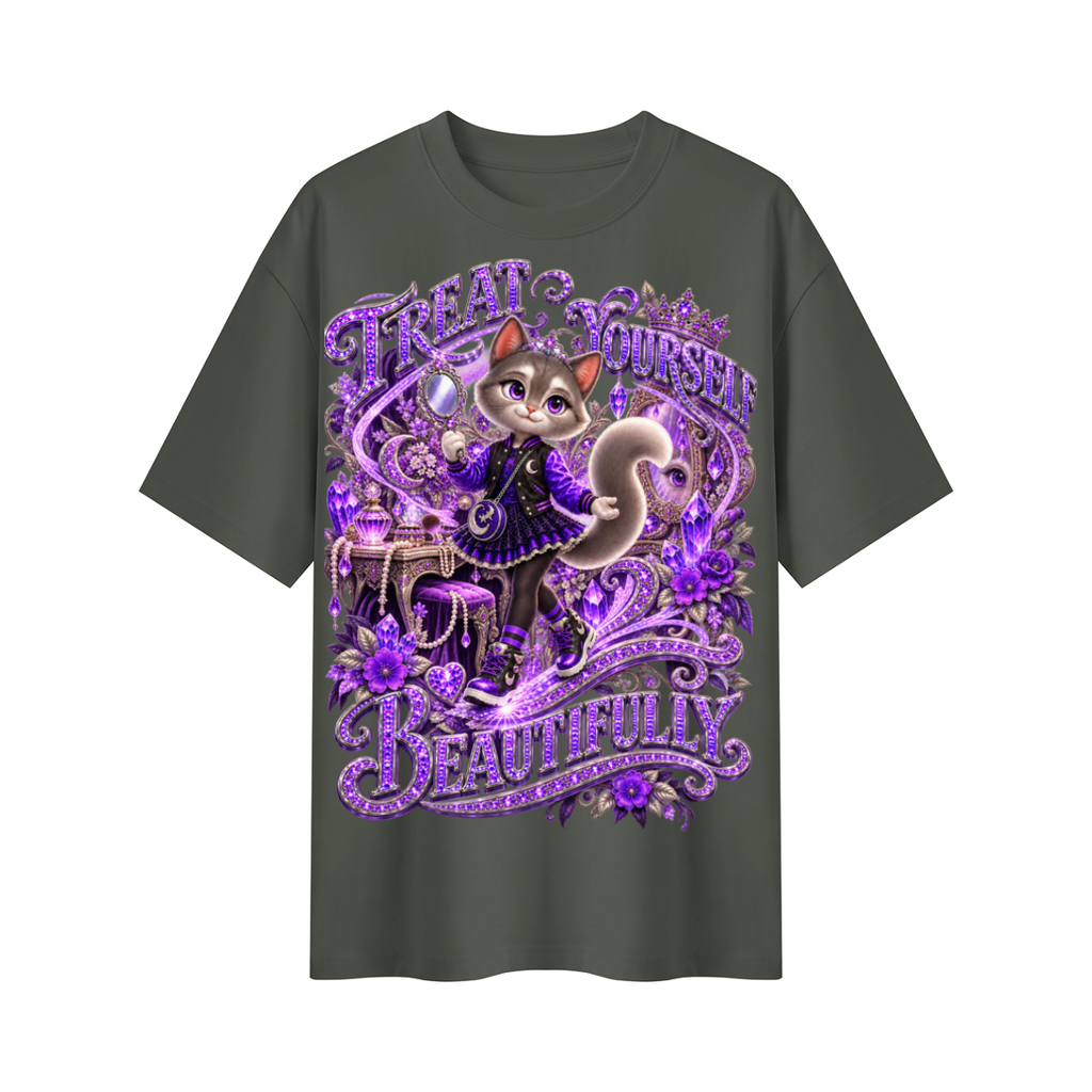 Lil Fantasy Legends™ Treat Yourself Beautifully Oversized Graphic T-Shirt - Unisex