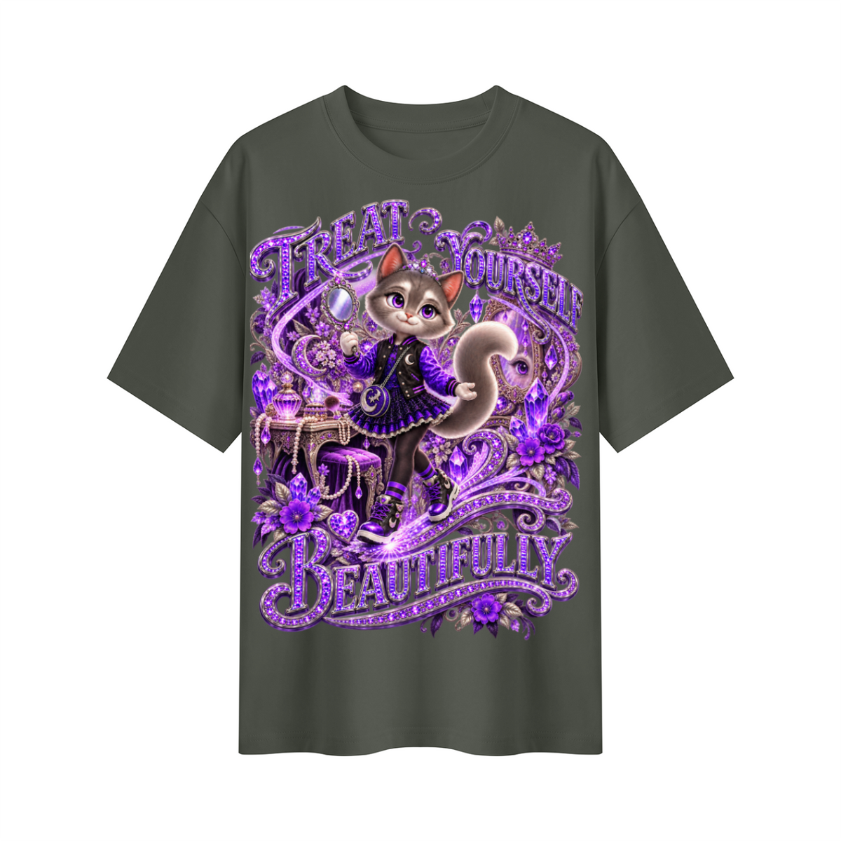 Lil Fantasy Legends™ Treat Yourself Beautifully Oversized Graphic T-Shirt - Unisex