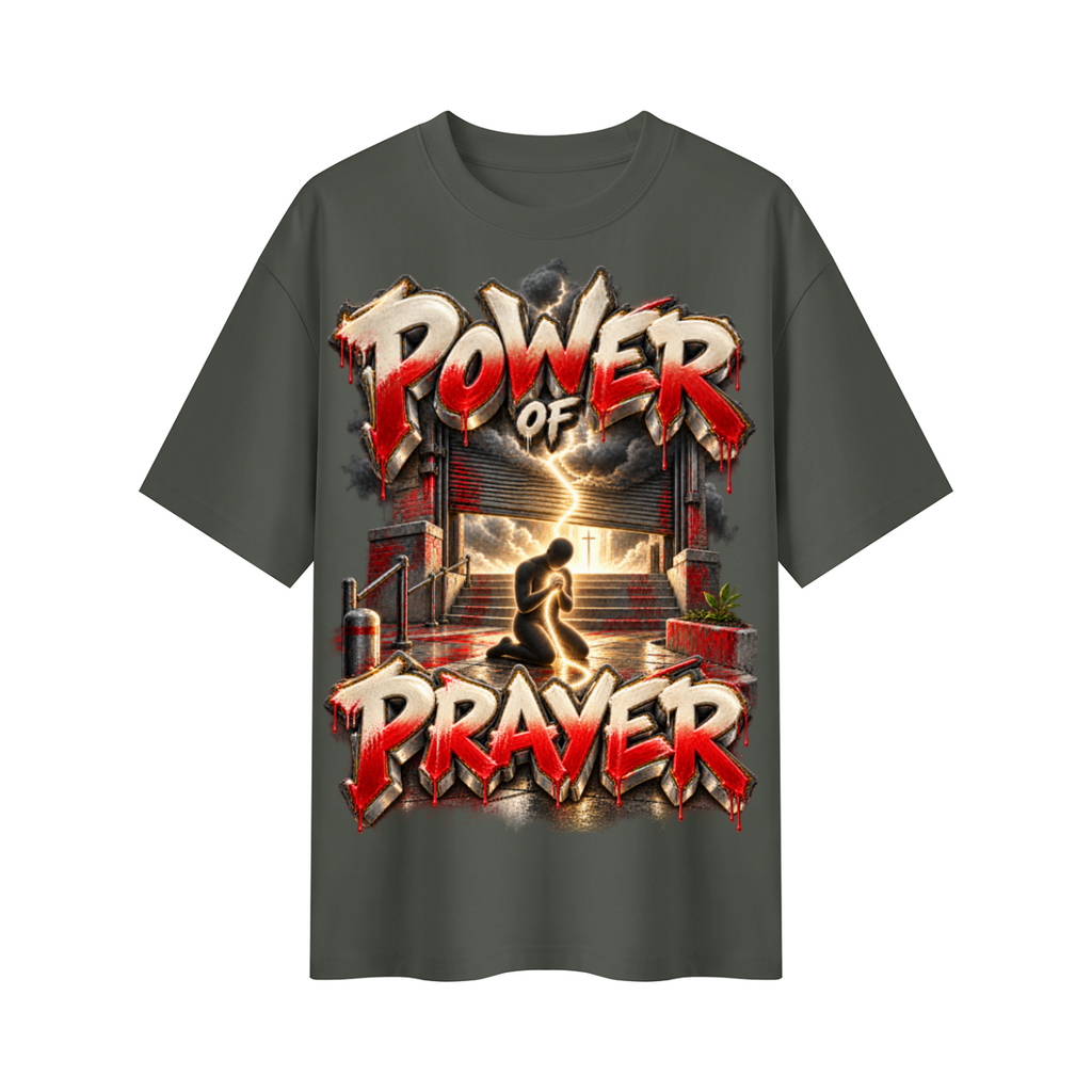 Walk by Faith™ Power of Prayer Oversized Graphic T-Shirt - Unisex