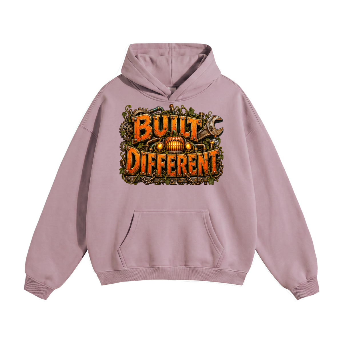 Halloween Built Different Front & Back Graphic Hoodie - Unisex
