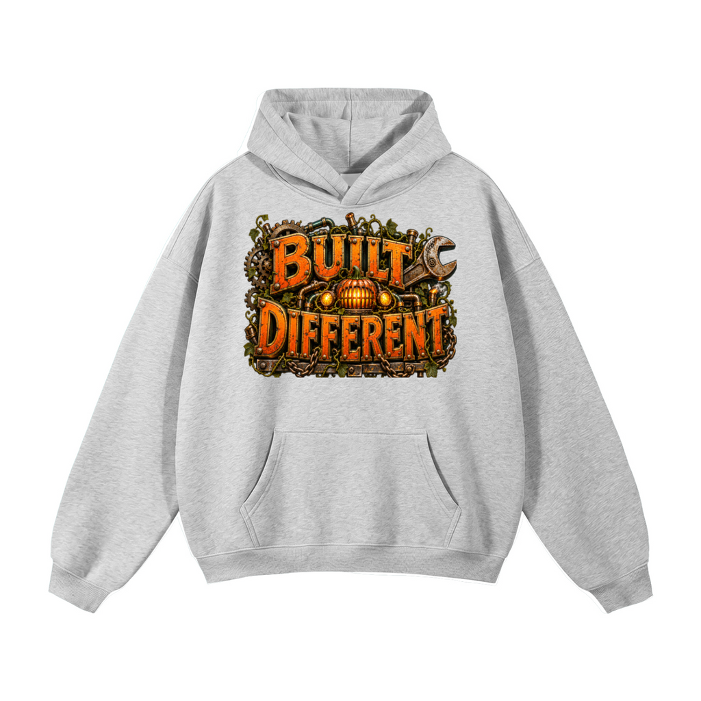 Halloween Built Different Front & Back Graphic Hoodie - Unisex