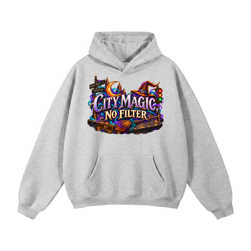 Halloween City Magic Front & Back Graphic Hoodie - No Filter - Unisex