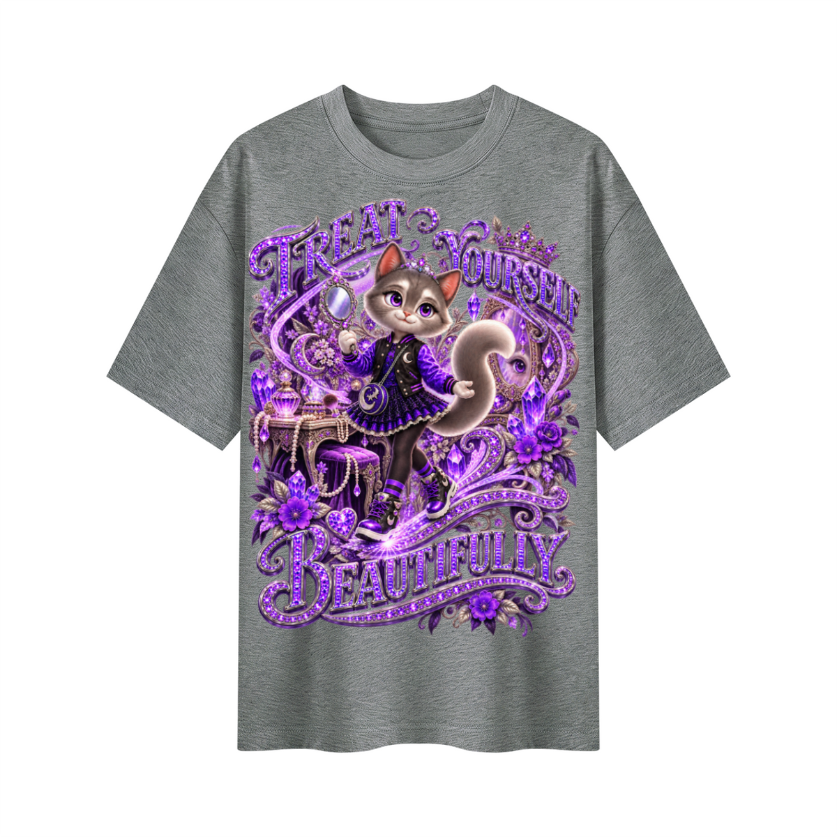Lil Fantasy Legends™ Treat Yourself Beautifully Oversized Graphic T-Shirt - Unisex
