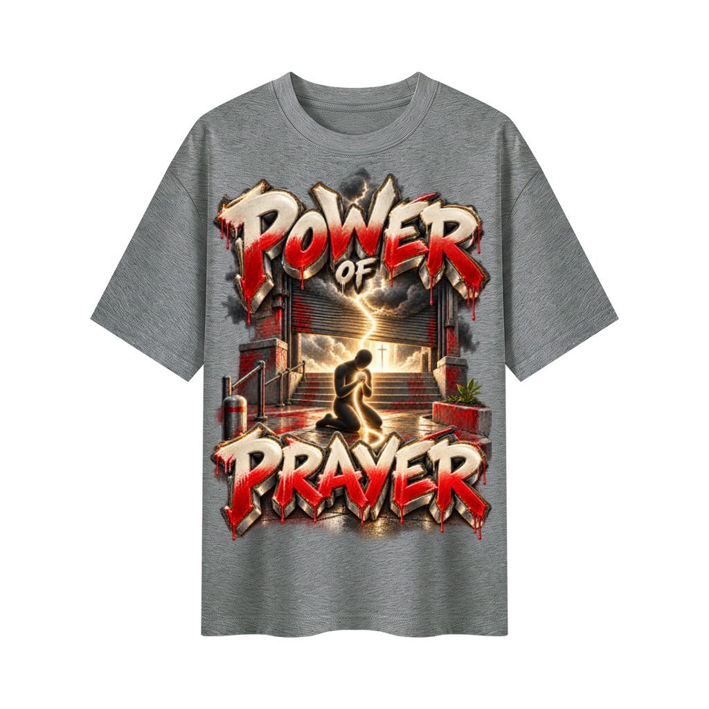 Walk by Faith™ Power of Prayer Oversized Graphic T-Shirt - Unisex