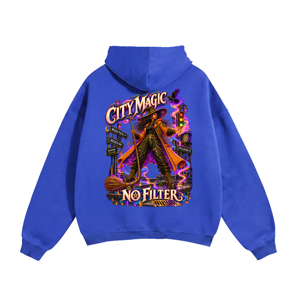 Halloween City Magic Front & Back Graphic Hoodie - No Filter - Unisex
