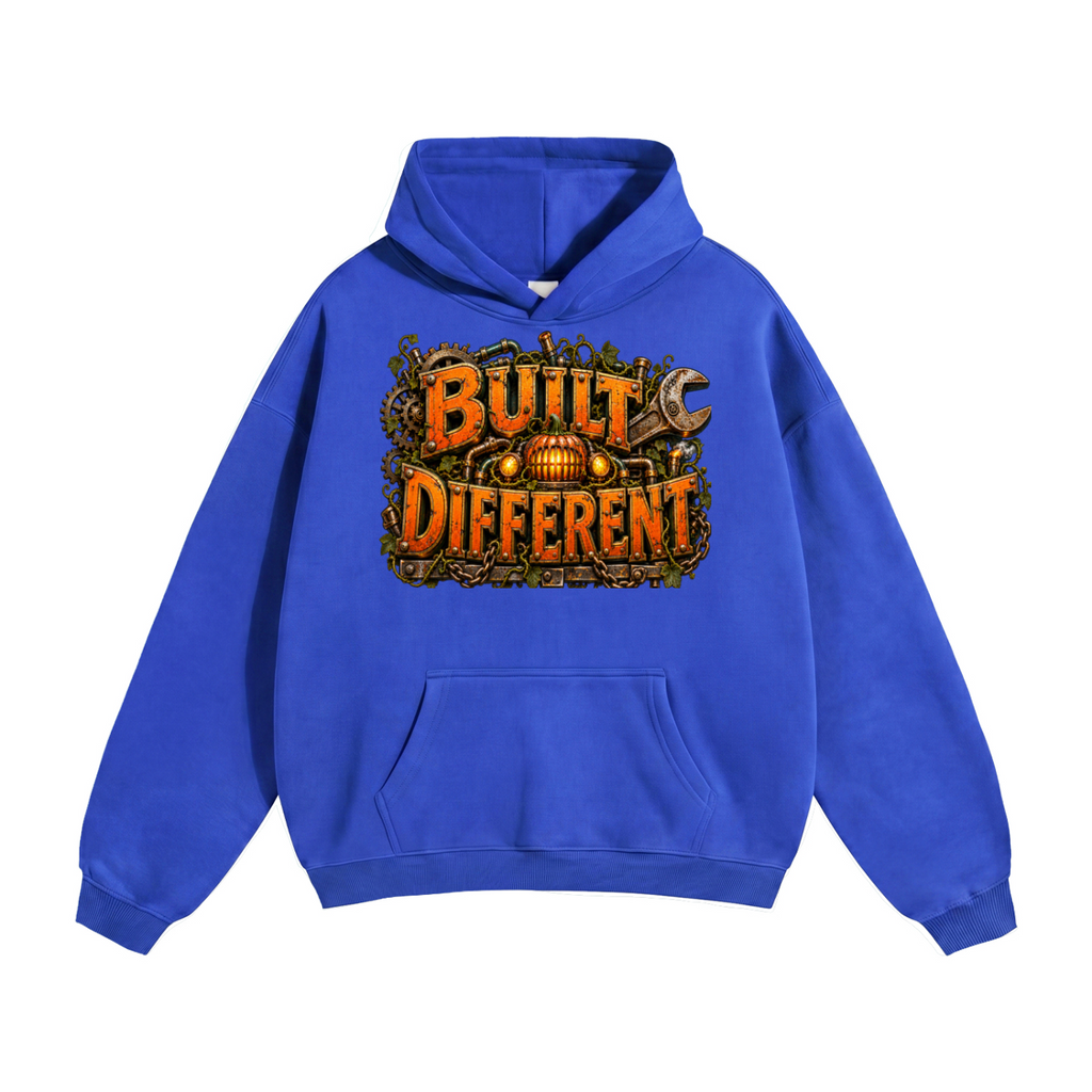 Halloween Built Different Front & Back Graphic Hoodie - Unisex
