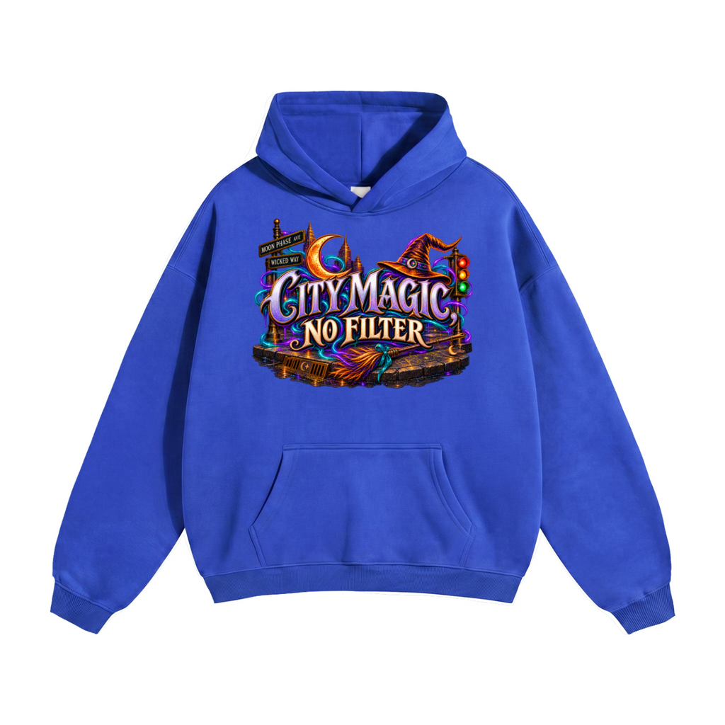 Halloween City Magic Front & Back Graphic Hoodie - No Filter - Unisex