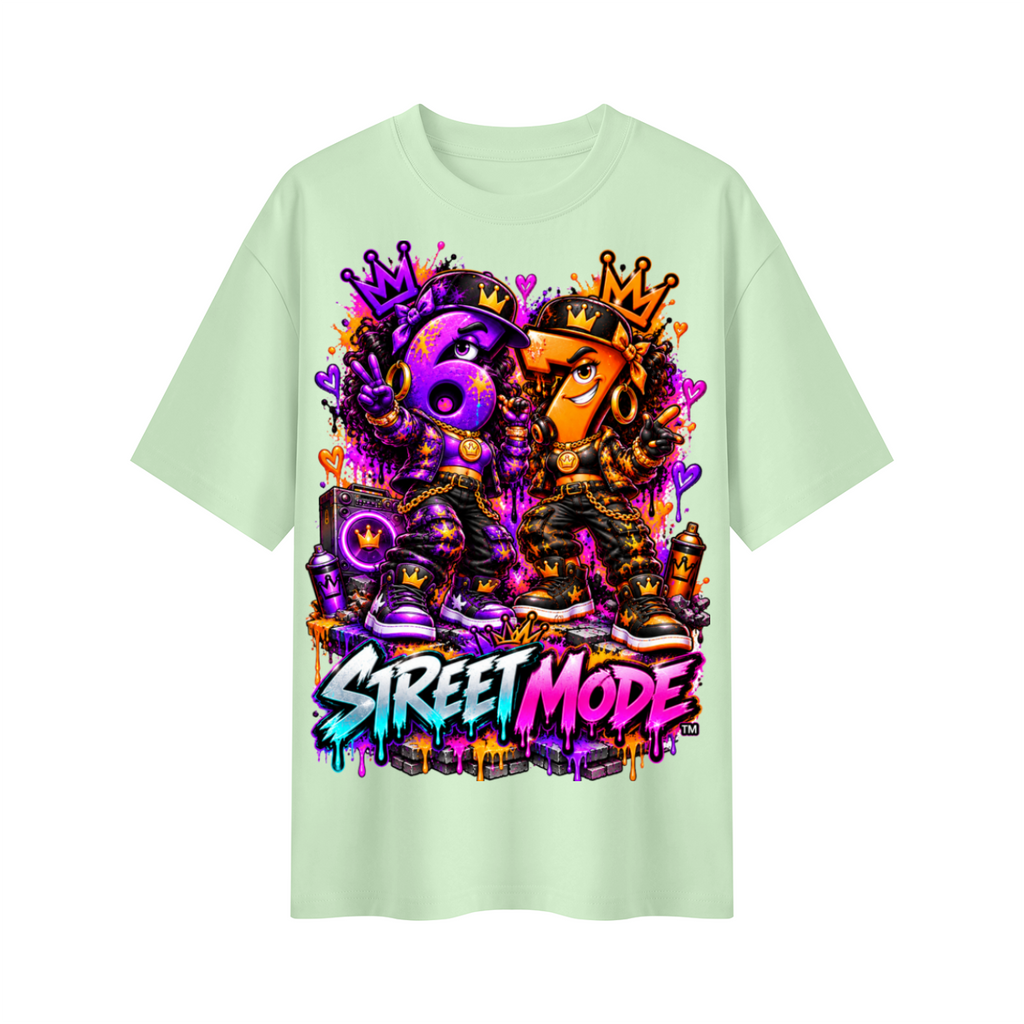 6-7 Street Mode™ Street Mode Female Oversized Graphic T-Shirt - Unisex