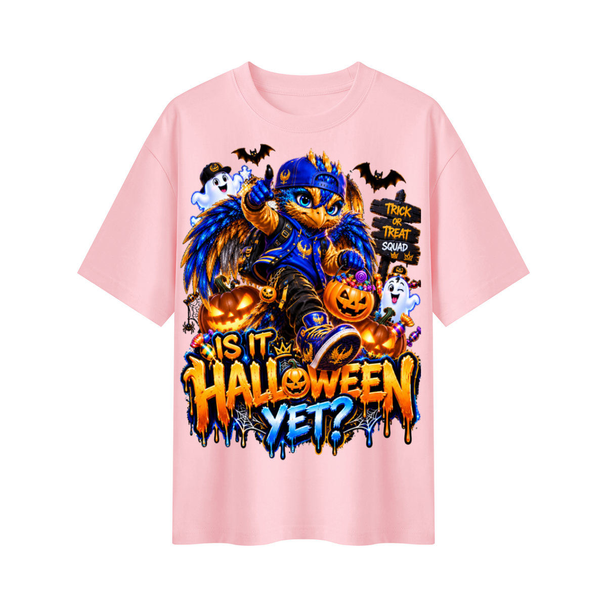 Halloween Baby Phoenix Oversized Graphic T-Shirt - Is It Halloween Yet? - Unisex
