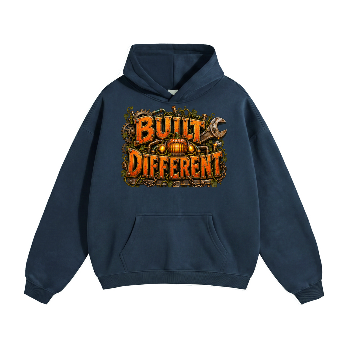 Halloween Built Different Front & Back Graphic Hoodie - Unisex