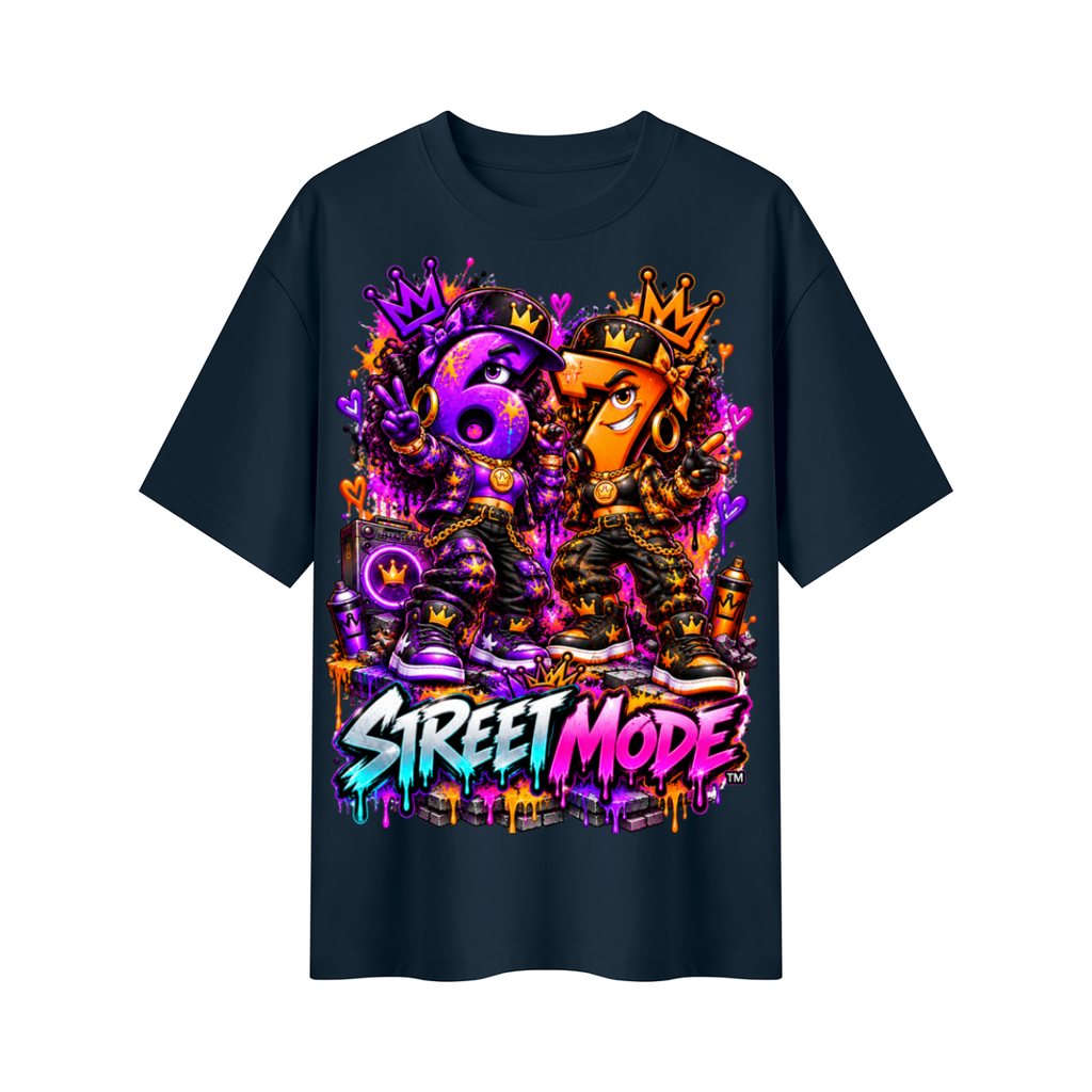 6-7 Street Mode™ Street Mode Female Oversized Graphic T-Shirt - Unisex