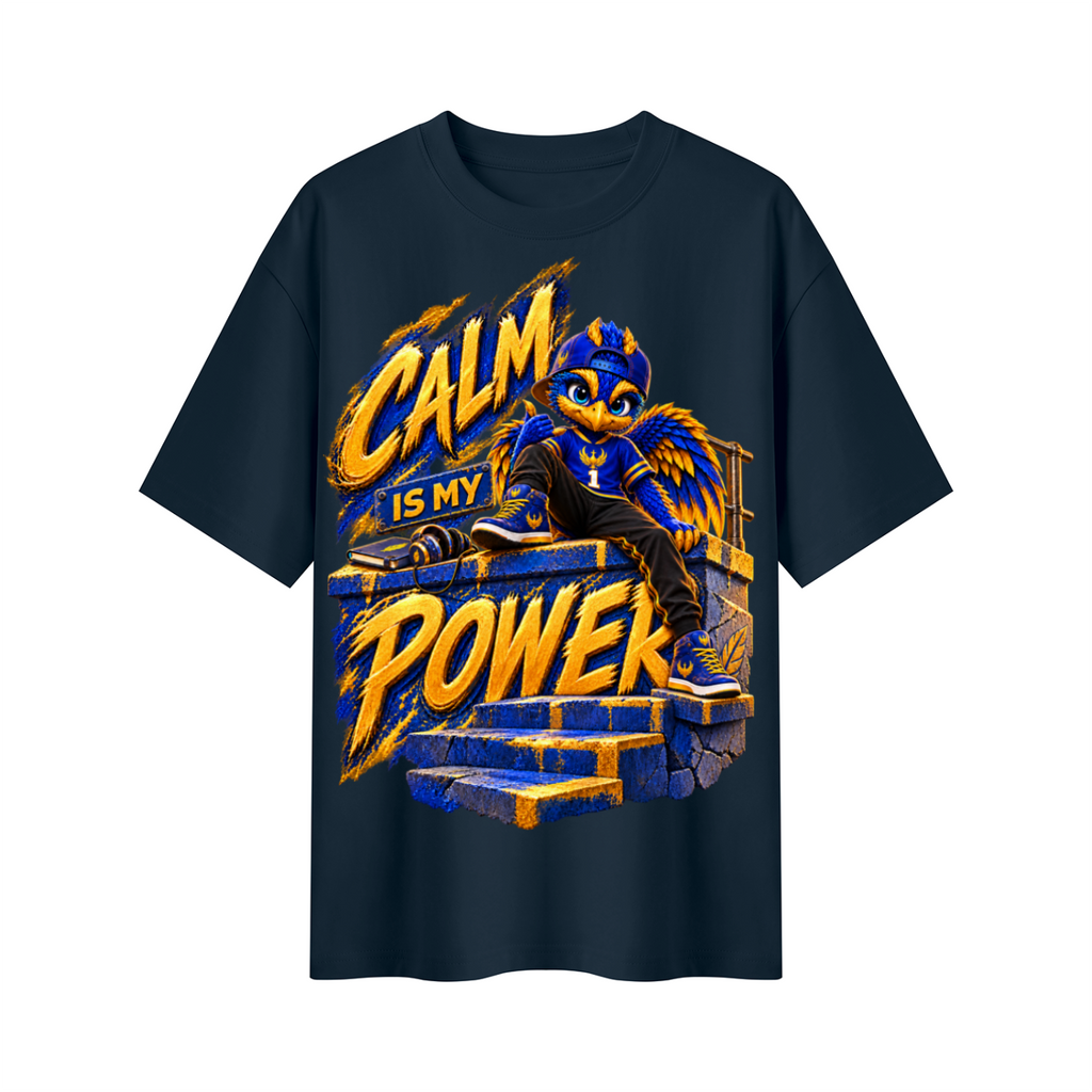 Lil Fantasy Legends™ Calm Is My Power Oversized Graphic T-Shirt - Unisex