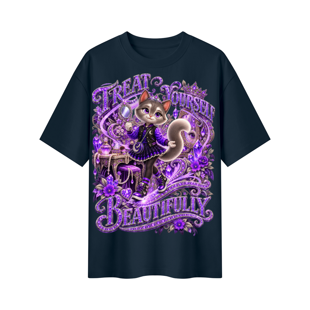 Lil Fantasy Legends™ Treat Yourself Beautifully Oversized Graphic T-Shirt - Unisex