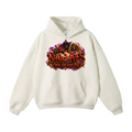 Halloween Black Cat Front & Back Graphic Hoodie - Nine Lives One Deadline - Unisex