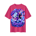 Halloween Ghostlight Groove Ghost DJ Oversized Graphic T-Shirt - Unisex
