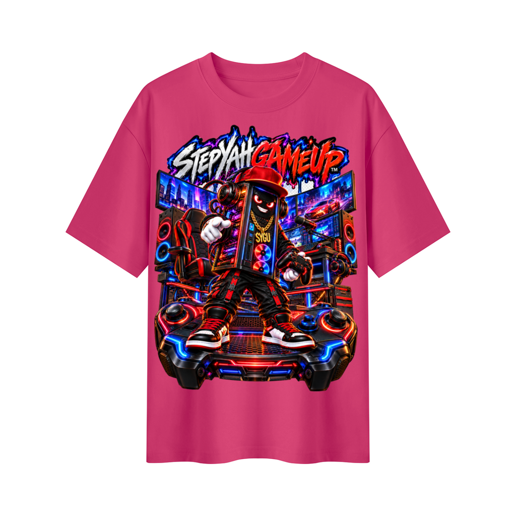 StepYahGameUp™ PC Tower Oversized Graphic T-Shirt - Unisex
