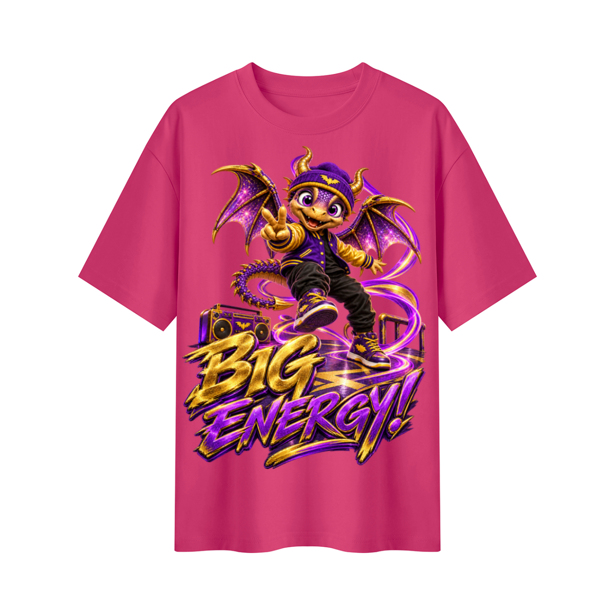 Lil Fantasy Legends™ Big Energy! Oversized Graphic T-Shirt - Unisex