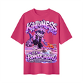 Ocean Street Prep™ Lil Violet Kindness Is a Power Move Oversized Graphic T-Shirt - Unisex