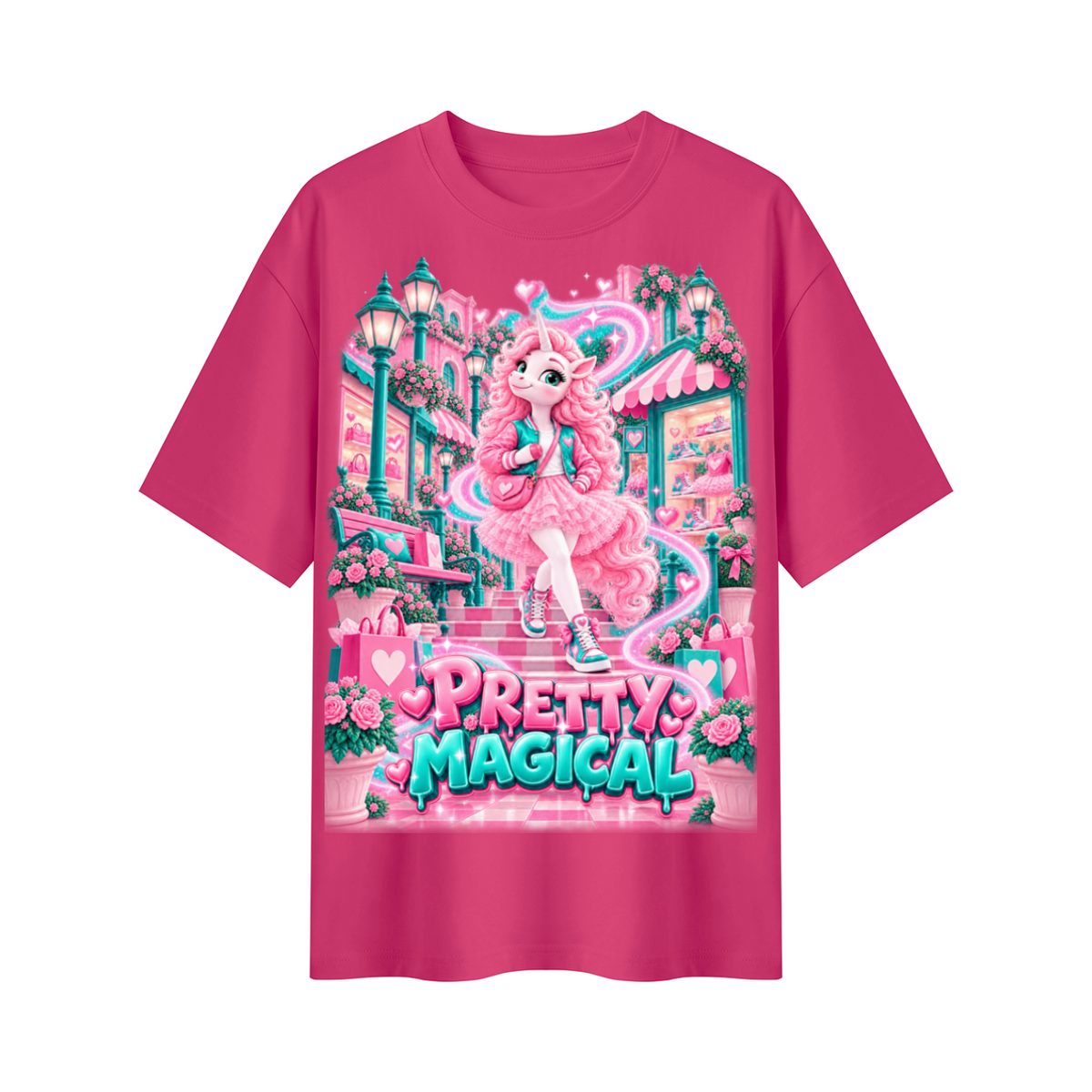 Umyrica Magical Collection™ Pretty Magical Oversized Graphic T-Shirt - Unisex
