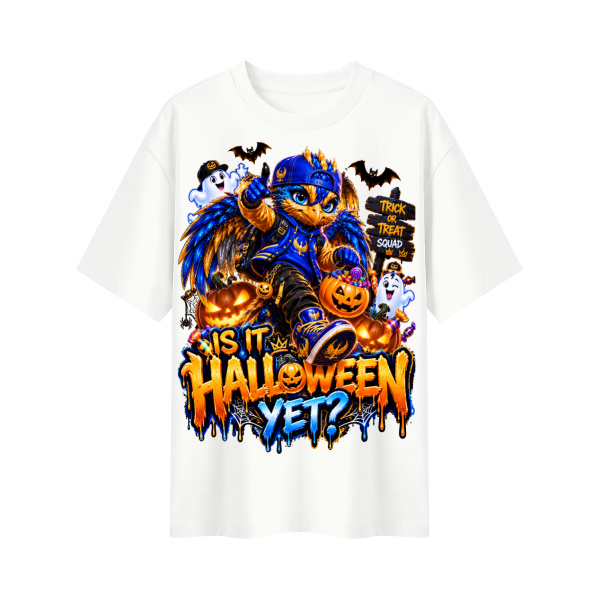 Halloween Baby Phoenix Oversized Graphic T-Shirt - Is It Halloween Yet? - Unisex