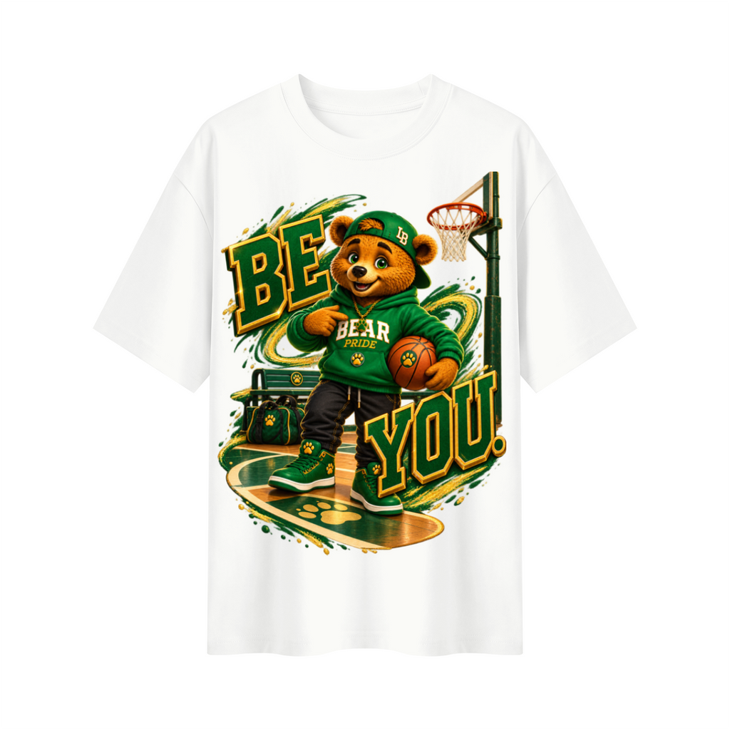 Lil Fantasy Legends™ Be You! Bear Pride Oversized Graphic T-Shirt - Unisex