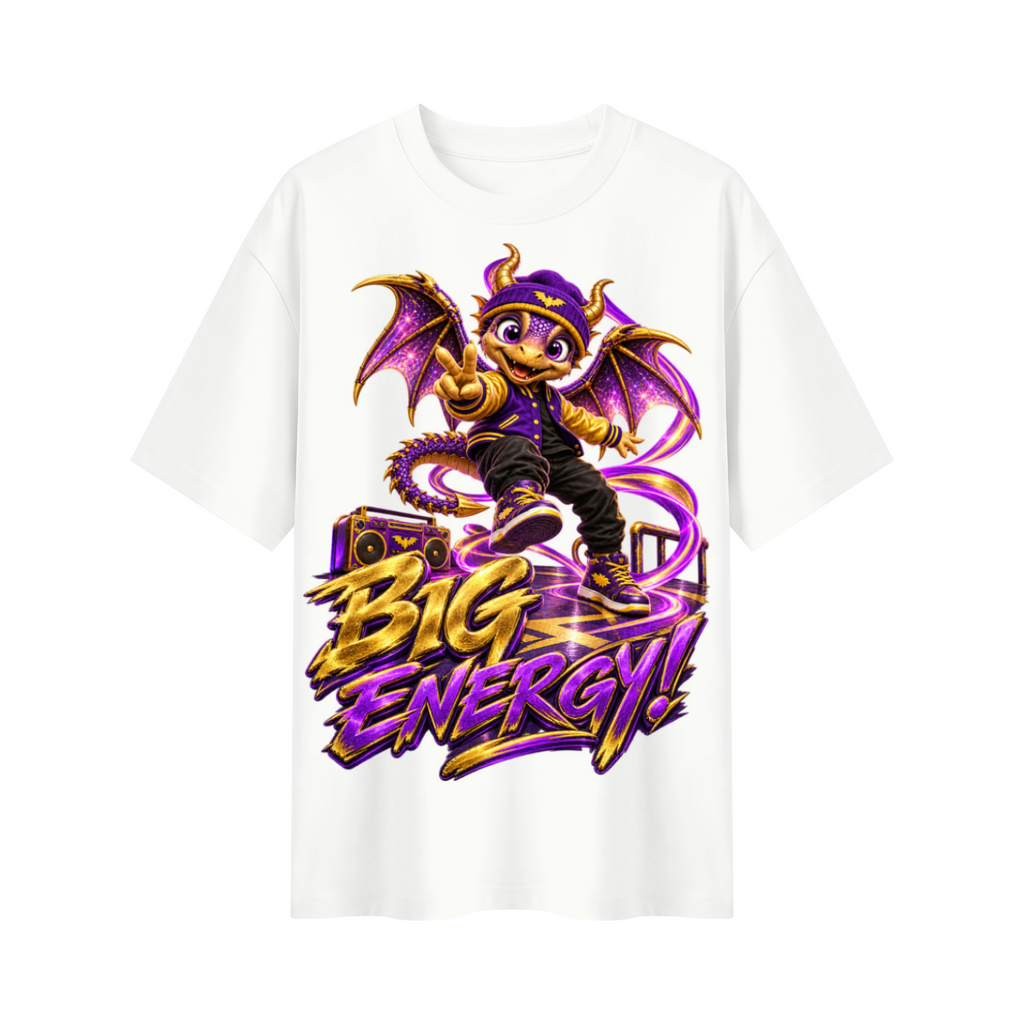 Lil Fantasy Legends™ Big Energy! Oversized Graphic T-Shirt - Unisex