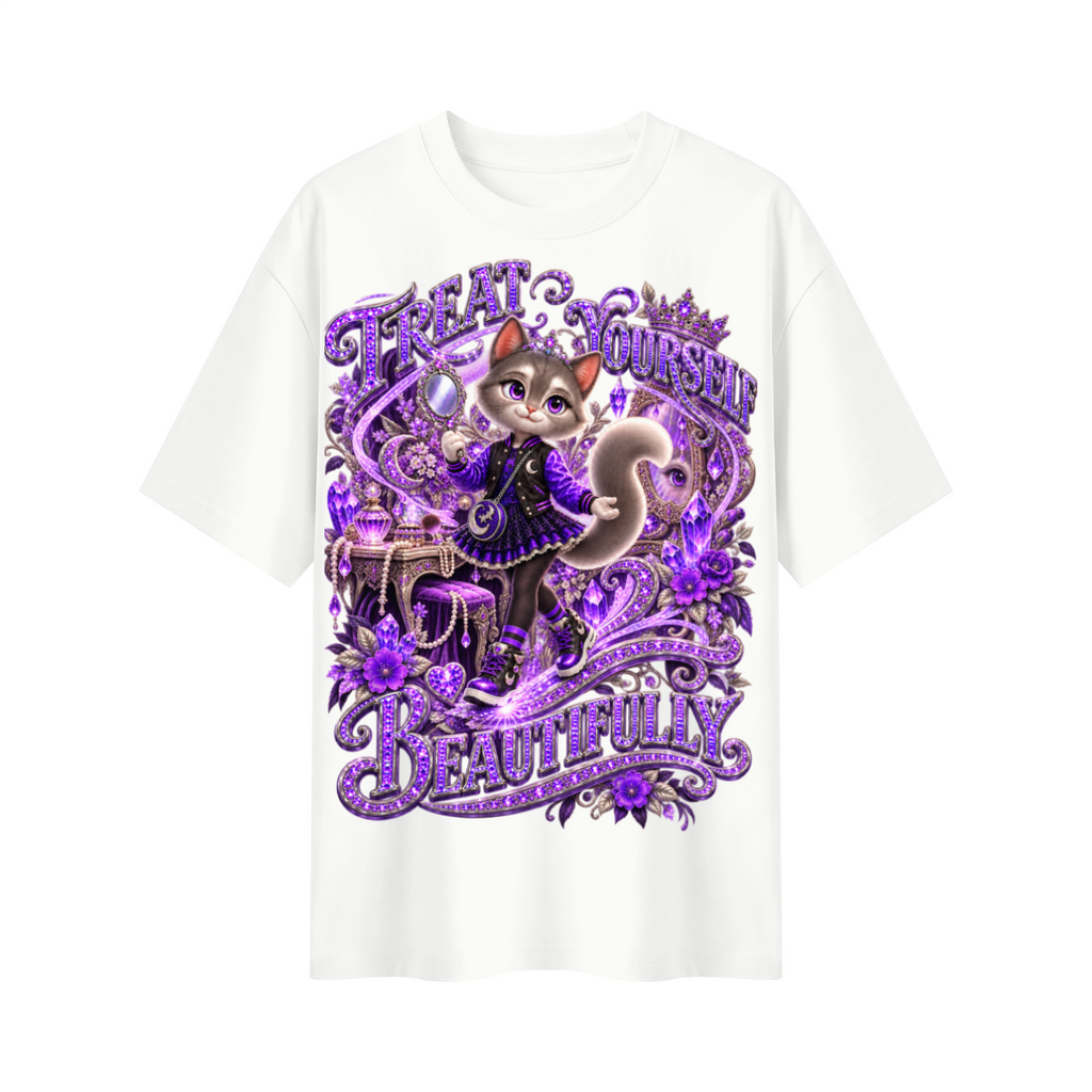 Lil Fantasy Legends™ Treat Yourself Beautifully Oversized Graphic T-Shirt - Unisex