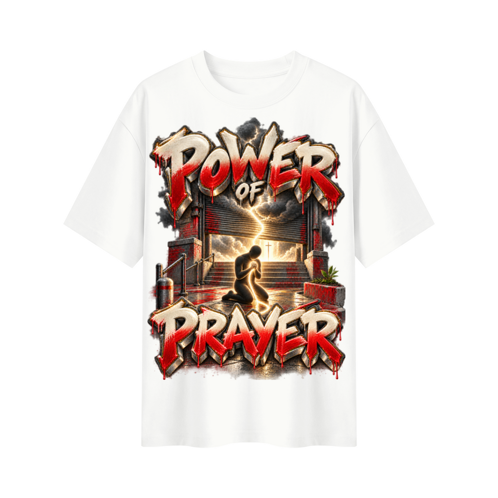 Walk by Faith™ Power of Prayer Oversized Graphic T-Shirt - Unisex