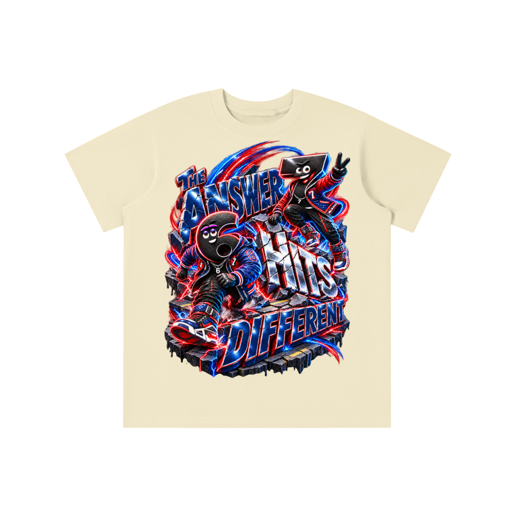 6-7 Street Mode™ Numbers Hit Different Graphic T-Shirt - Youth Unisex Tee