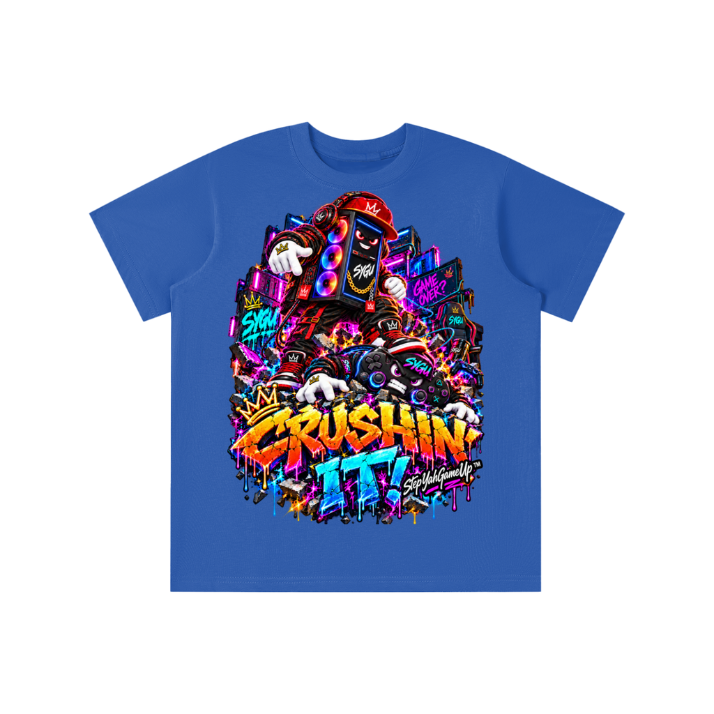 StepYahGameUp™ Crushin’ It! Graphic T-Shirt - Youth Unisex Tee